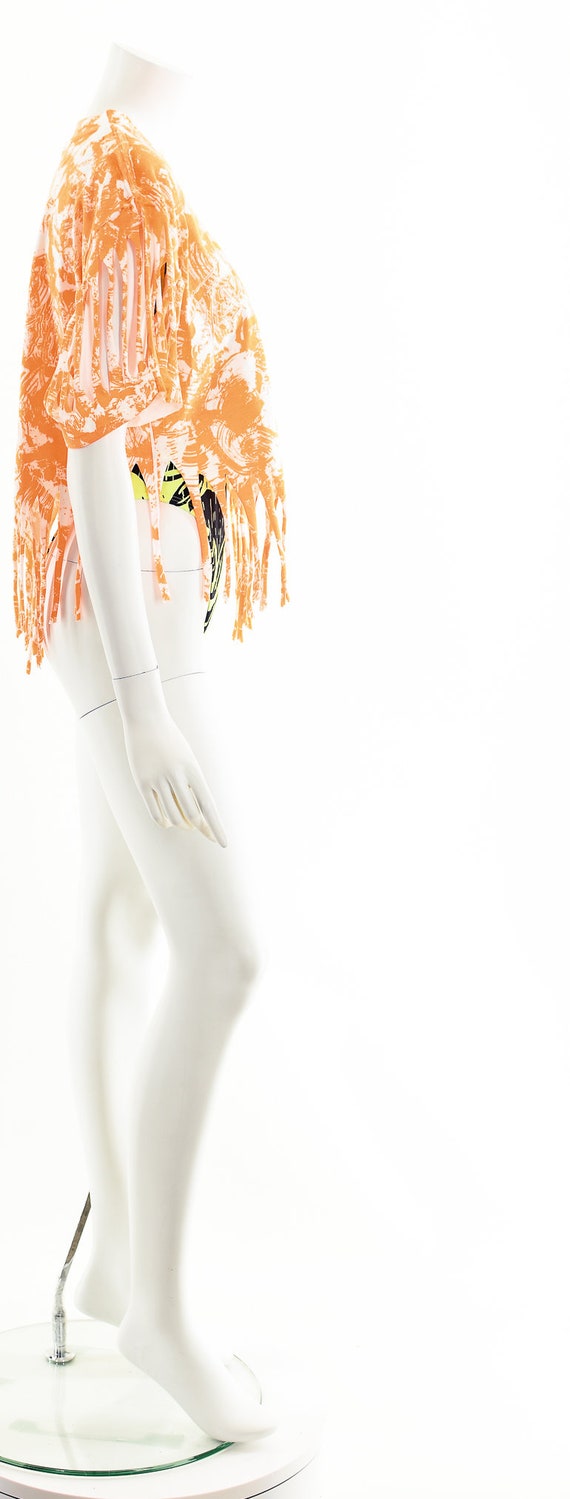 Cropped Top With Fringe Luminous main image 0
