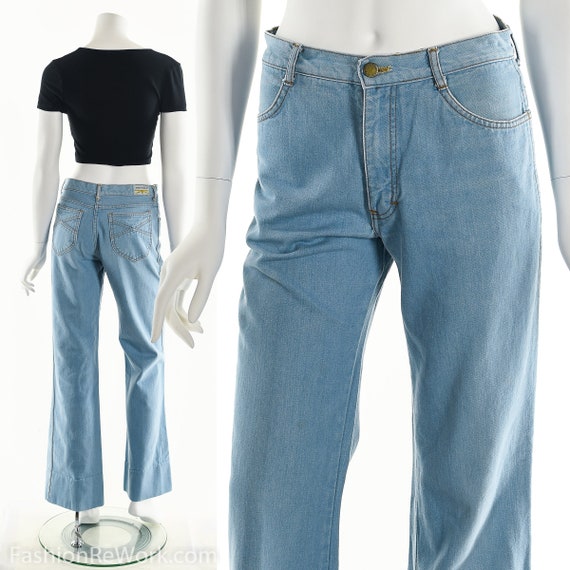 Denim Bell Bottoms, Brittania bell bottoms, Vinta… - image 3