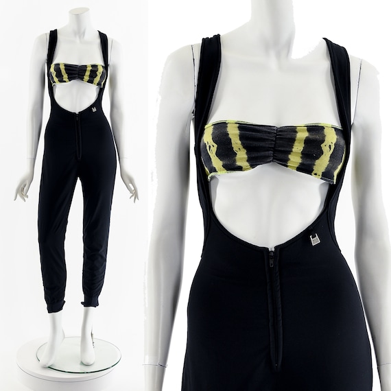 Black Stirrup Winter Snow Pants