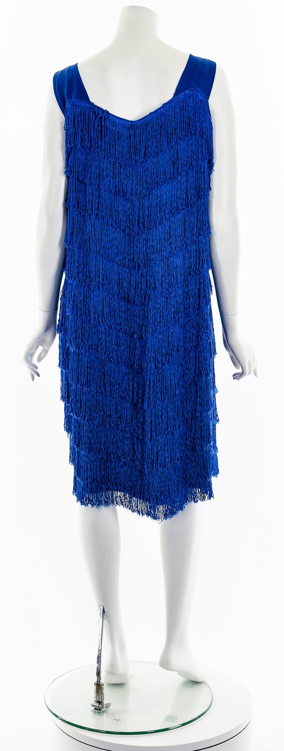 Cobalt Blue Full Fringe Dress Gem
