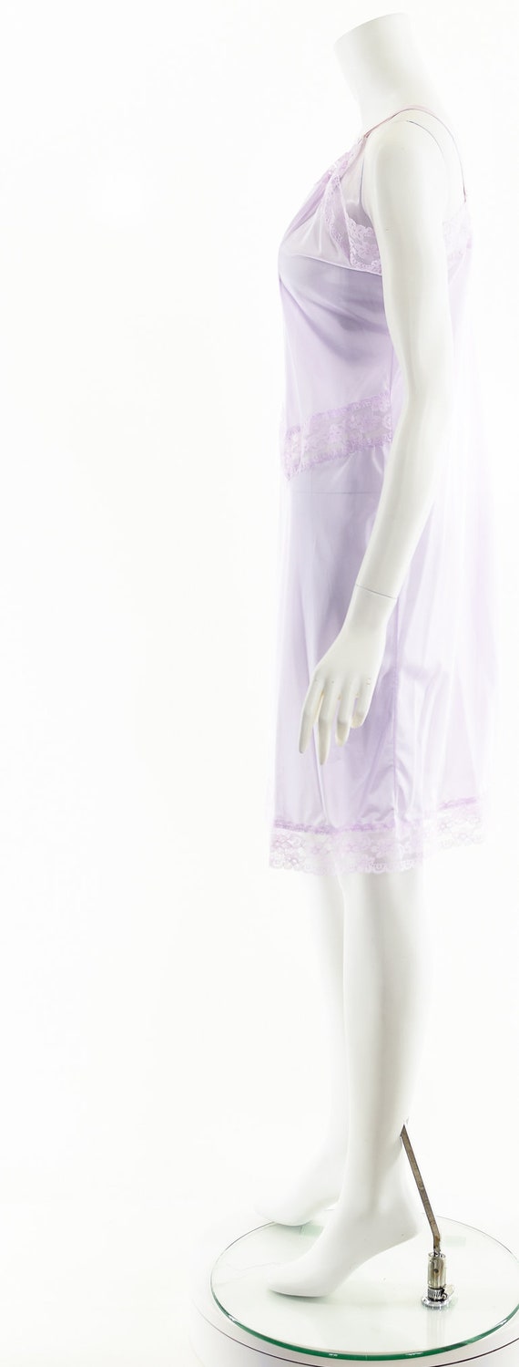 Lavender Purple Lace Slip Dress - image 9