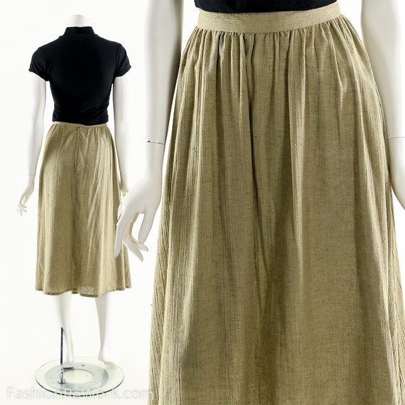 MINIMALIST Gauze Skirt, Beige India Gauze Skirt, … - image 2