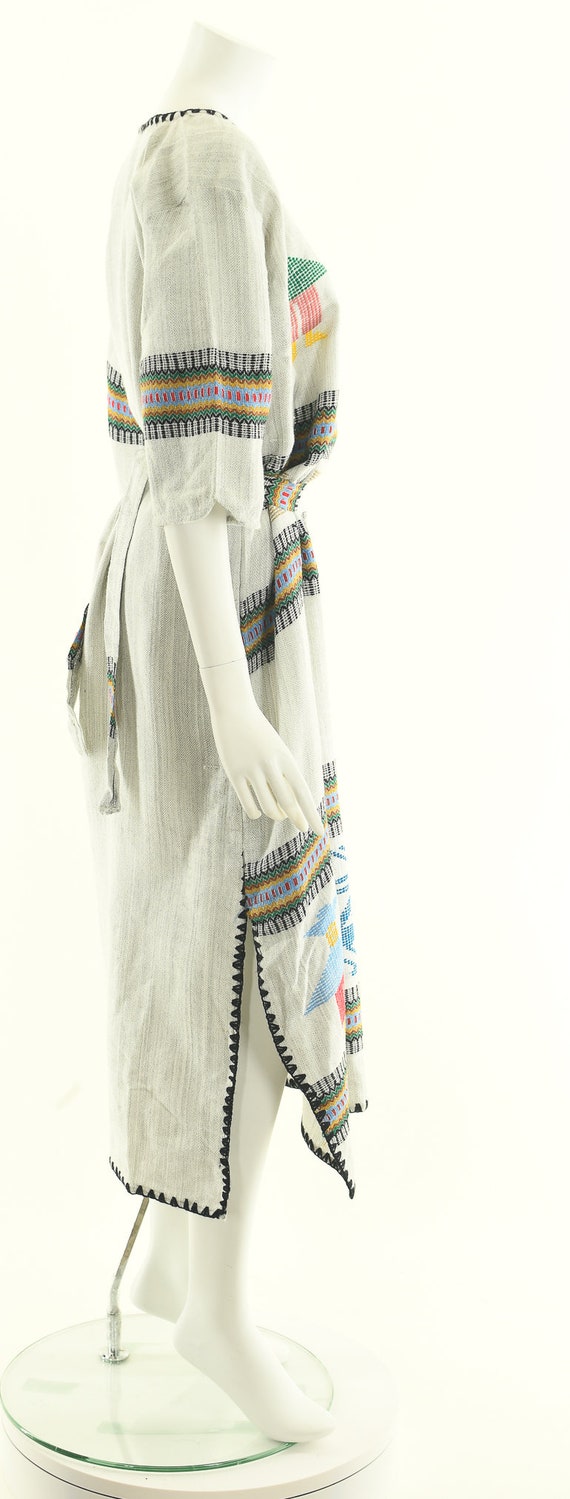 Rainbow People Bohemian Midi Dress,Handwoven Peop… - image 5