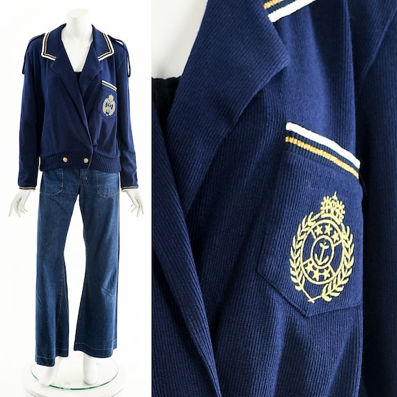 Navy Blue Nautical Jacket