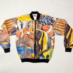 Tyvek Aquarium Fish Bomber Jacket
