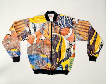 Tyvek Aquarium Fish Bomber Jacket