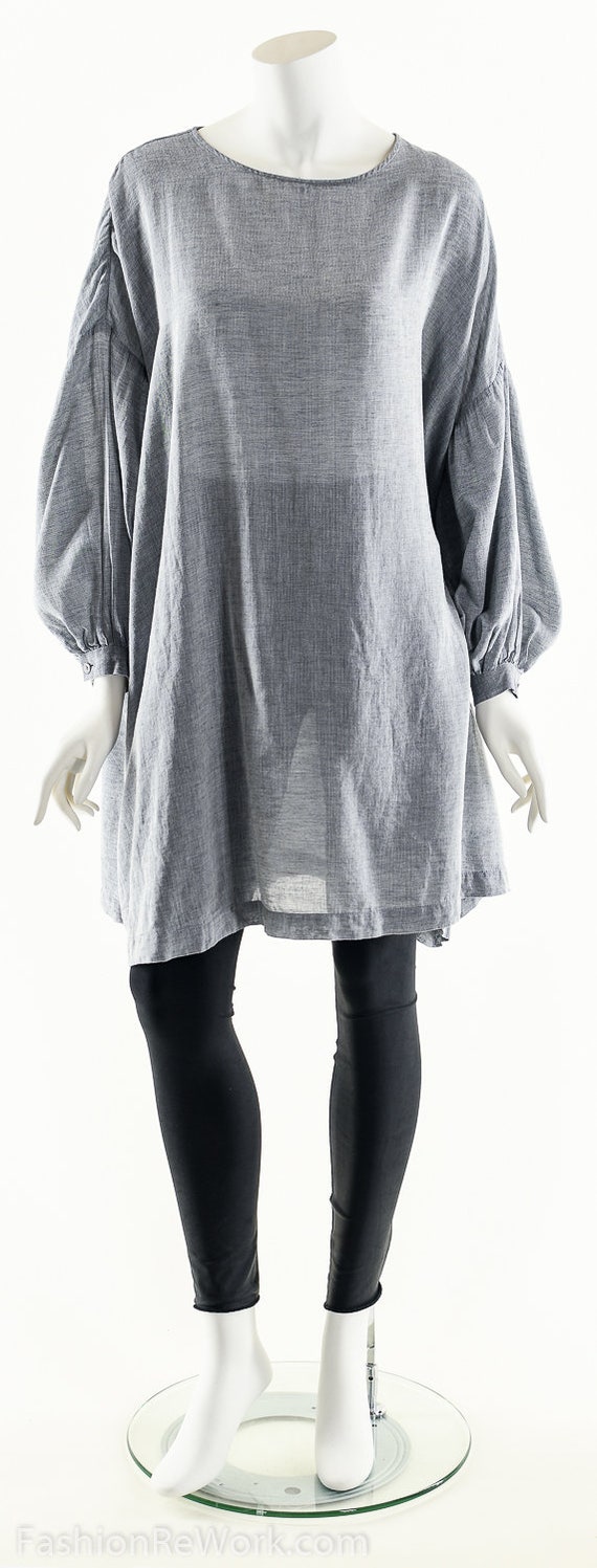 Avant Garde Dress,MINIMALIST Gray Dress,Nordic Sw… - image 6
