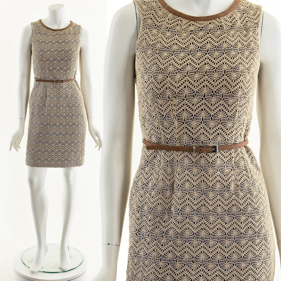 Crochet Lace Dress,Vintage Crochet Dress,Hand Cro… - image 2