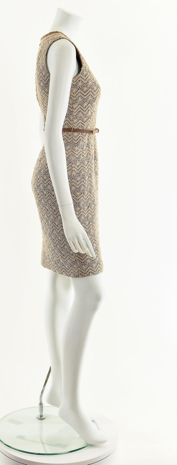 Crochet Lace Dress,Vintage Crochet Dress,Hand Cro… - image 5