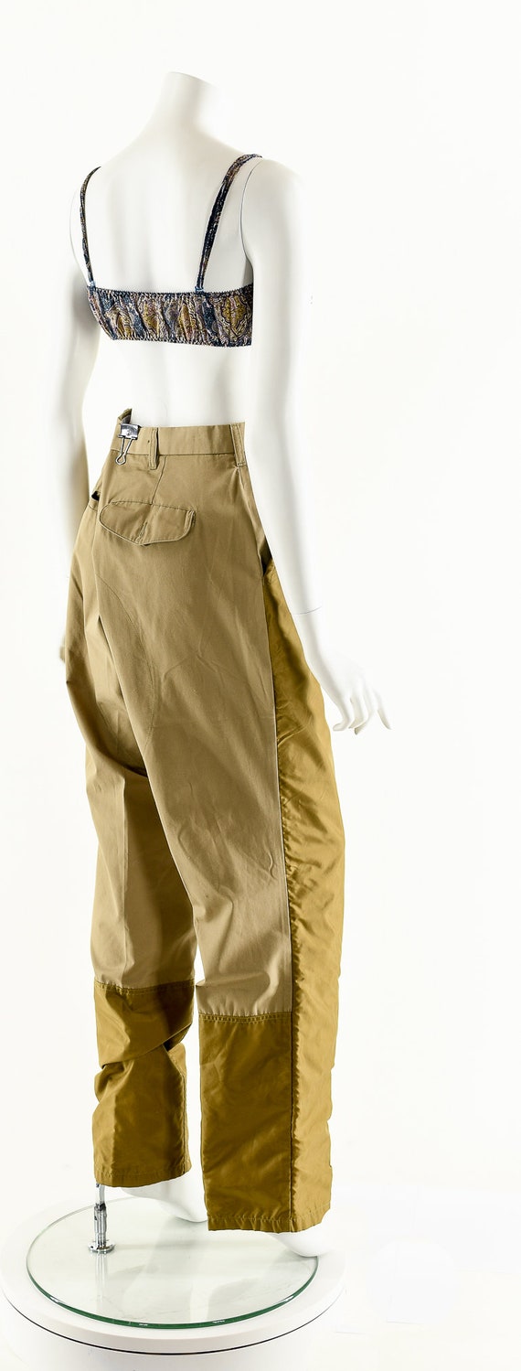 Minimalist Colorblock Patchwork Pants - image 6