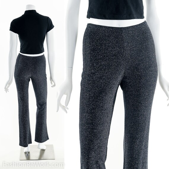Lurex Bell Bottoms, Vintage Bell Bottoms, Metallic