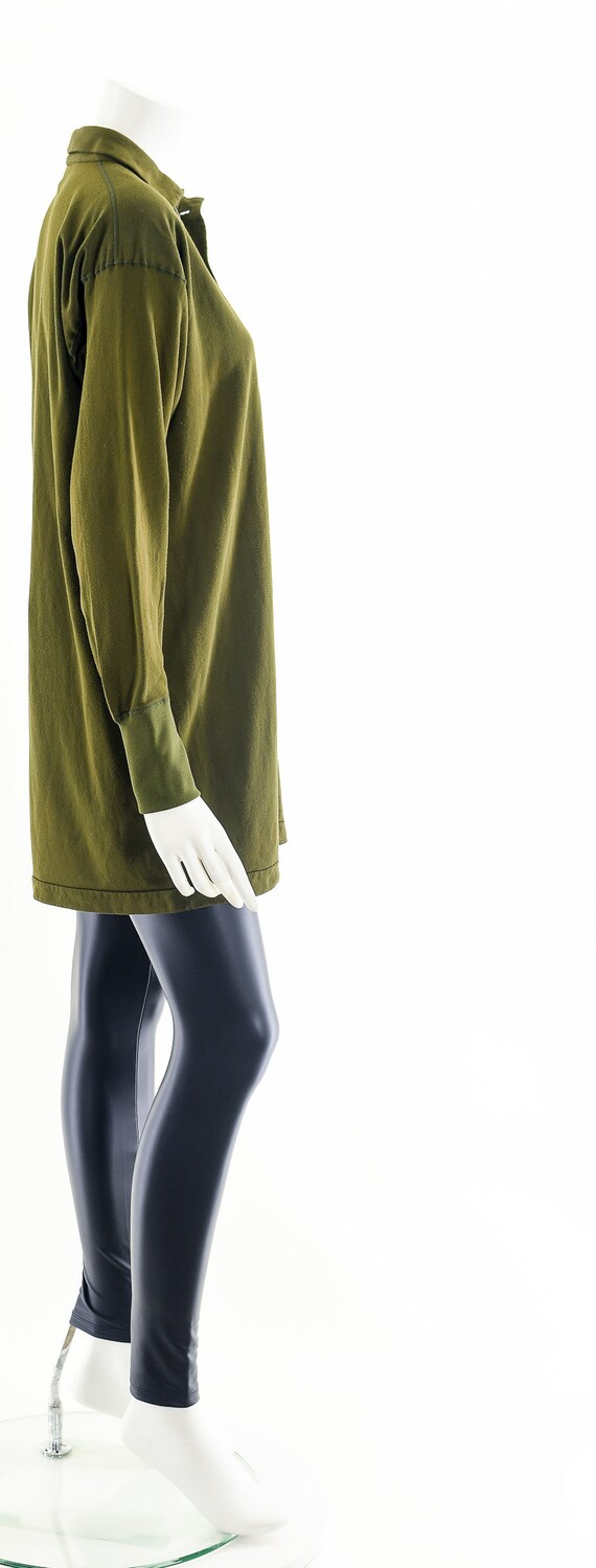Cotton Sunny Taille Dress - Armygreen