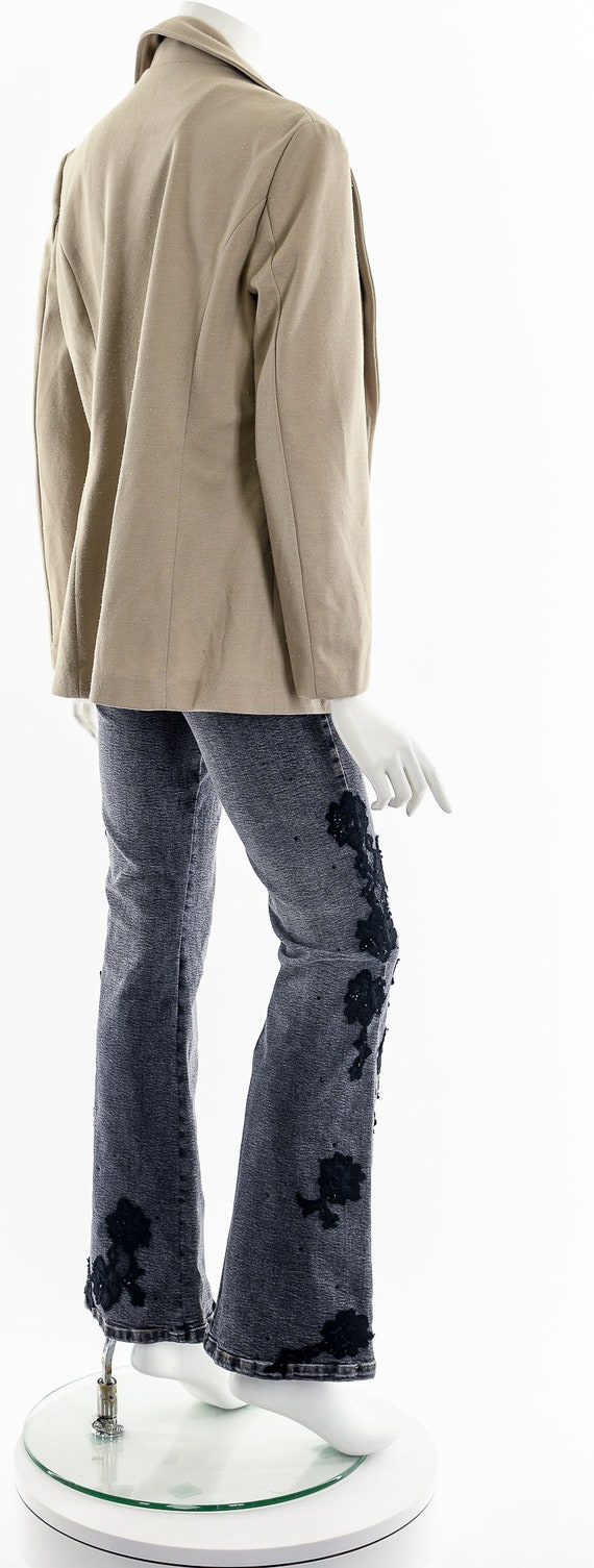 Minimalist Neutral Blazer Jacket - image 6