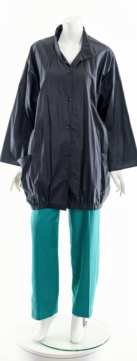 Black Oversized Blazer,Paper Thin Blazer Jacket,V… - image 4