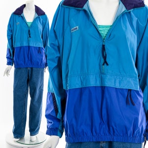 Vintage 90s Columbia Nylon Windbreaker, Womens XL, Jacket - Etsy