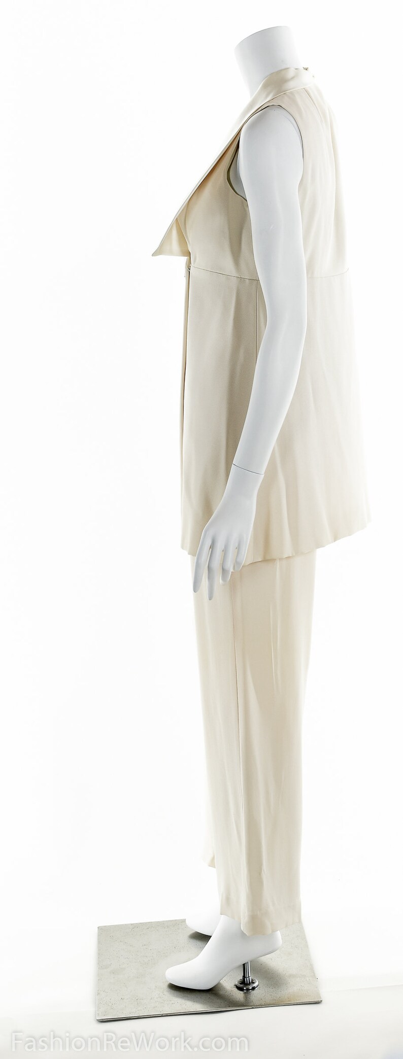 white two piece jumpsuit