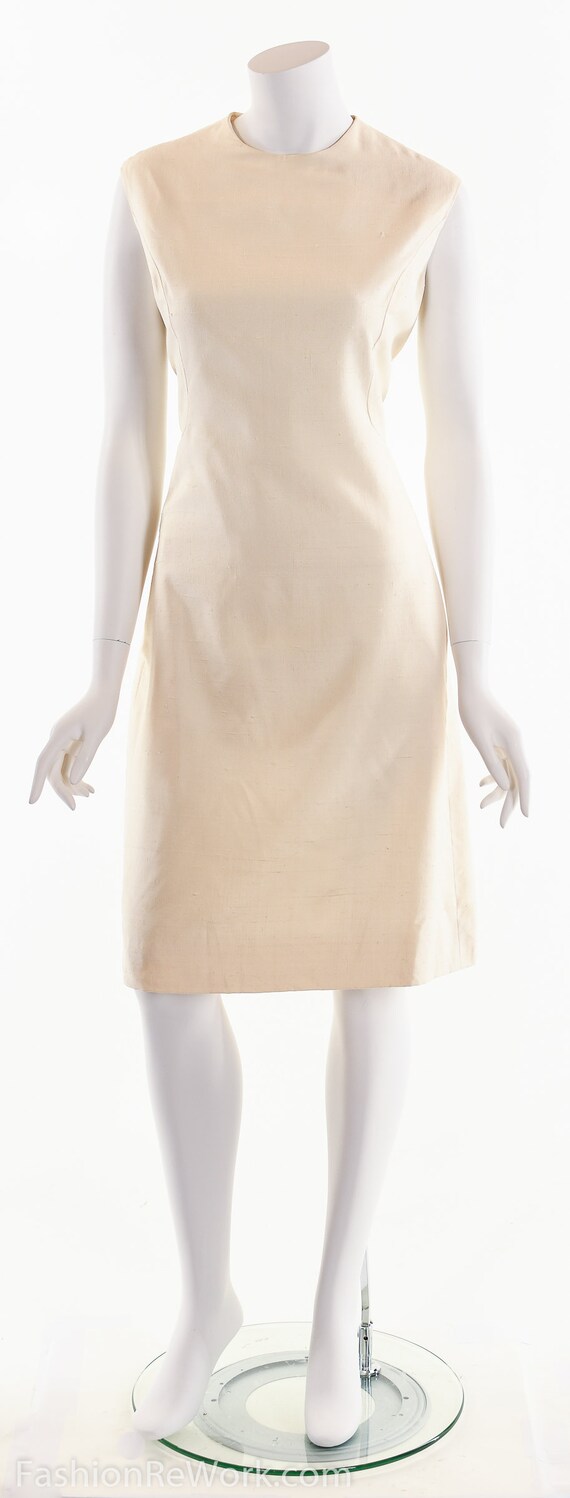 ORIGINALA Dress, Vintage Originala Dress, Silk Wh… - image 8