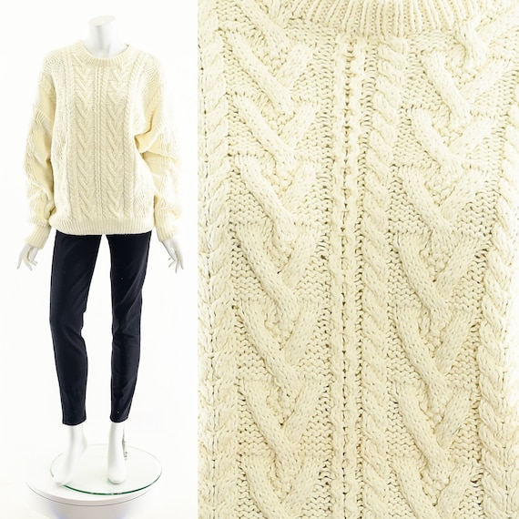 Fisherman Sweater cable knit sweater
