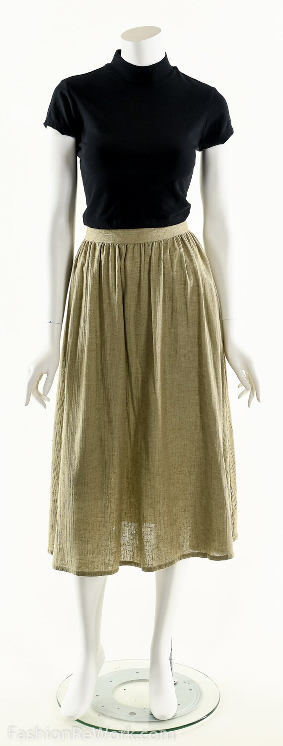 MINIMALIST Gauze Skirt, Beige India Gauze Skirt, … - image 10