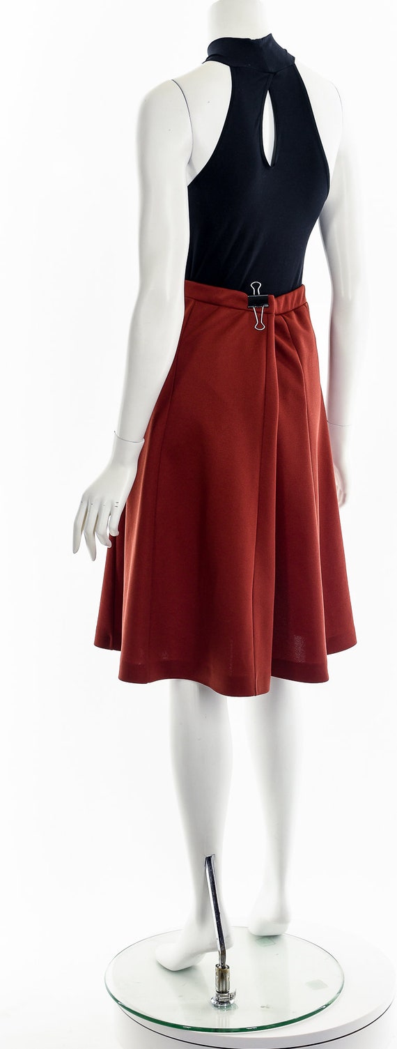 Rusty Red Knee Length Skirt - image 8