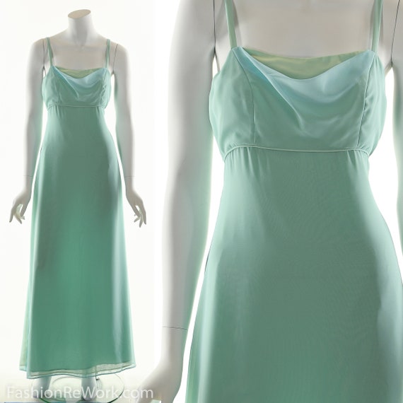 seafoam green cocktail dress