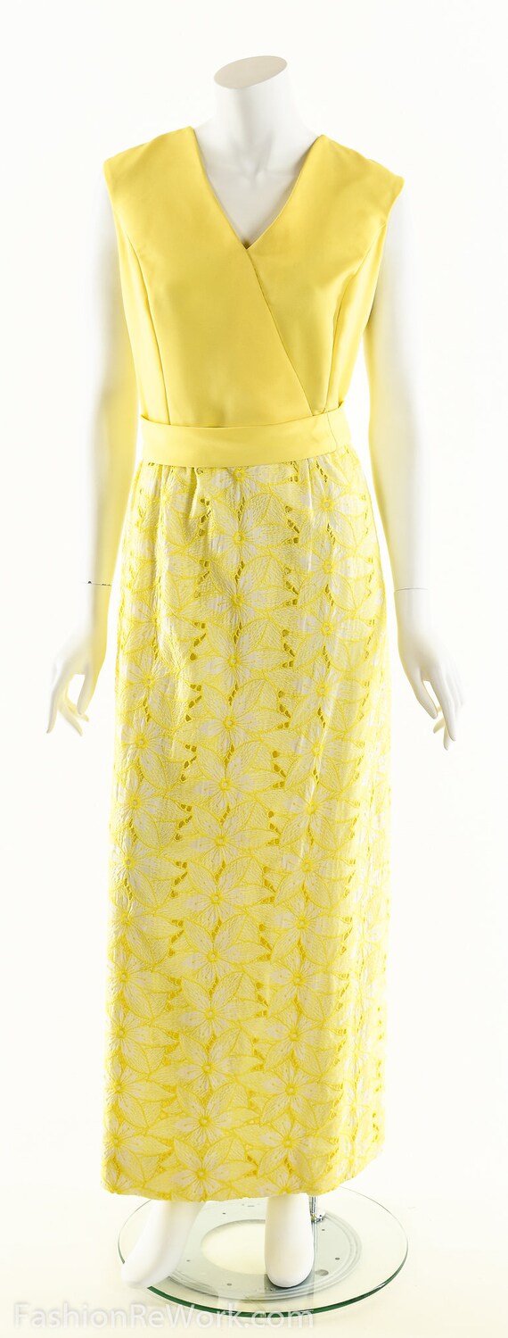 Yellow Daisy Dress,Daisy Lace Dress,Sunny Yellow Dres… Gem