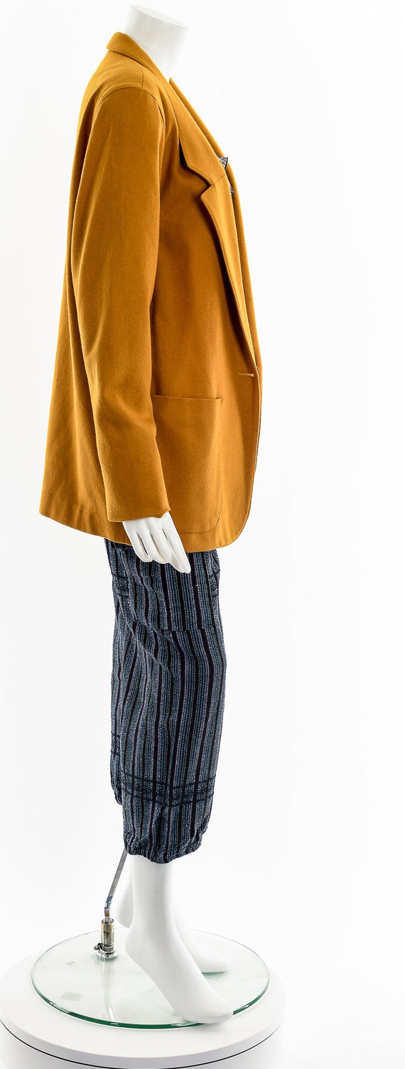 Ochre Woolen Suit Jacket - image 5