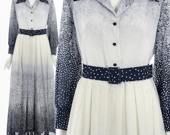 Black and White Polka Dot Dress