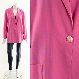Bubblegum Pink Blazer Suit Jacket