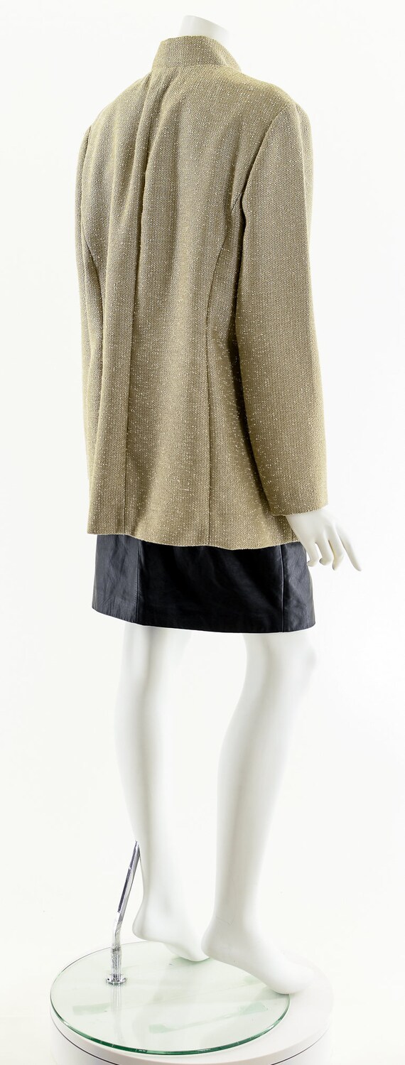 Beige Minimalist Duster,Tan Knit Tunic Coat,Vinta… - image 6