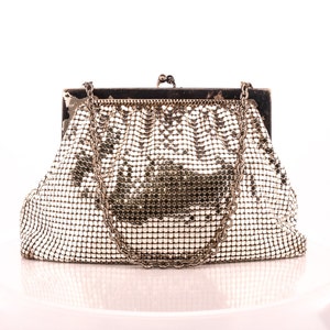 Whiting and Davis Silver Mesh Handbag