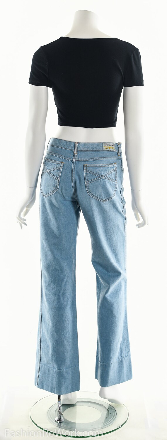 Denim Bell Bottoms, Brittania bell bottoms, Vinta… - image 8