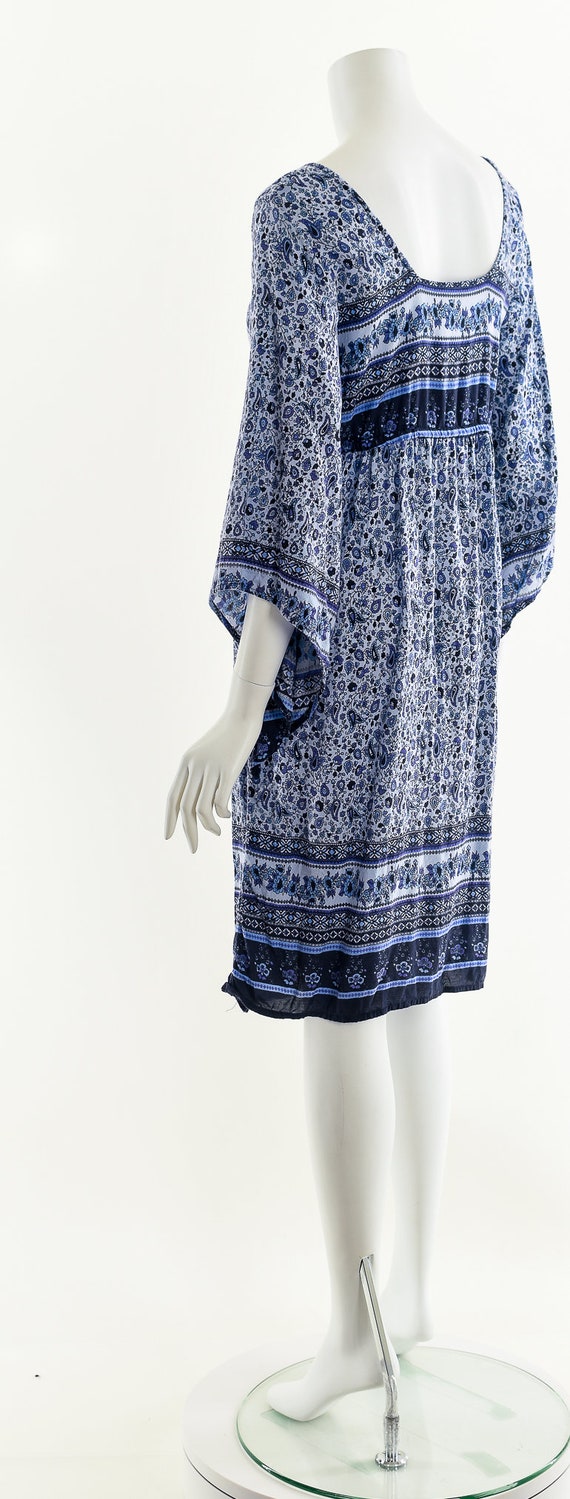 Blue Baby Doll Dress,India Gauze Babydoll Dress,B… - image 8