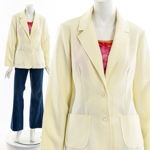 Off-white Tailored Blazer Jacket - image 2