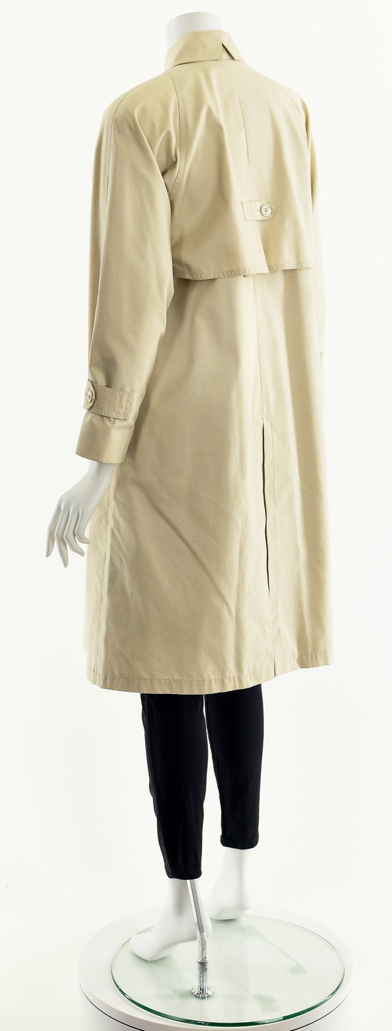 vintage london fog trenchcoat, classic trench coa… - image 8