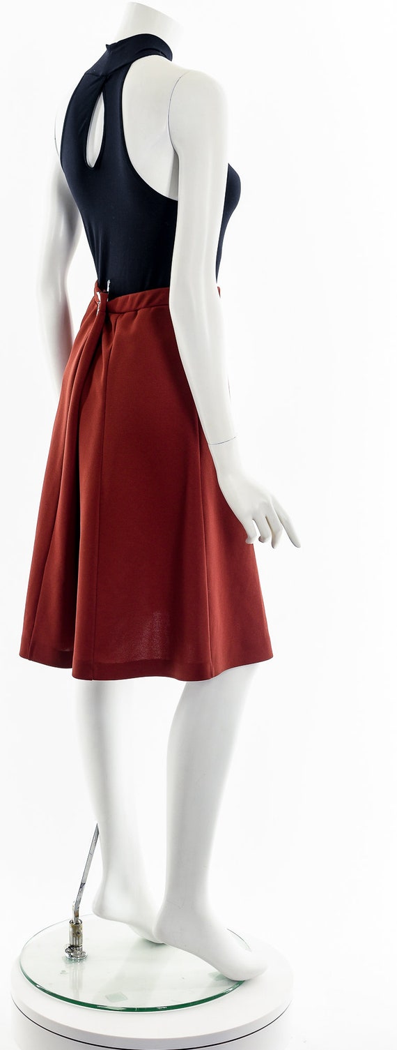 Rusty Red Knee Length Skirt - image 6