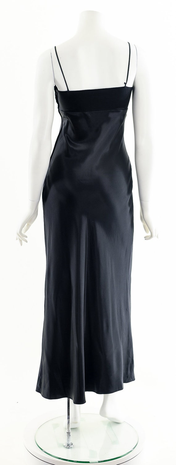 Black Empire Waist Slip Dress - image 7