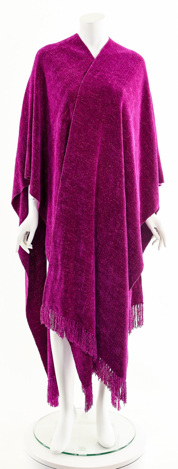 LAISE ADZER Kimono Coat,Rare Handwoven Shawl Cape… - image 4