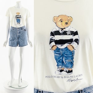 Polo Bear by Ralph Lauren White Tee