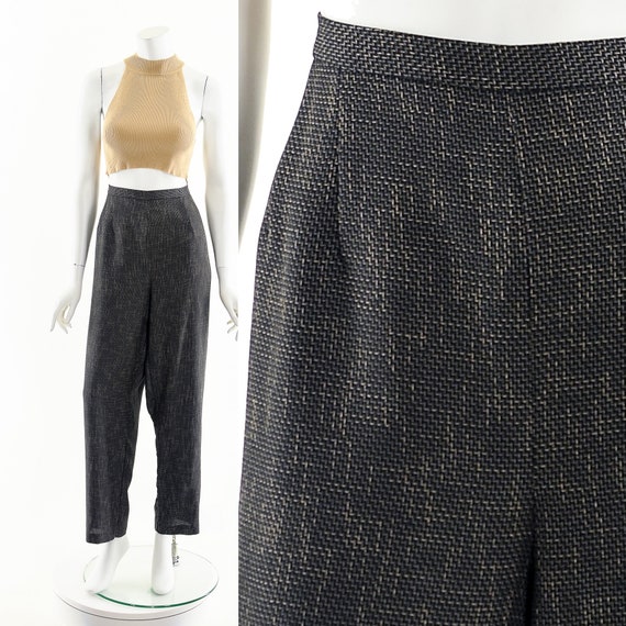 Textured Trouser Pant,High Waist Pant,Menswear In… - image 3