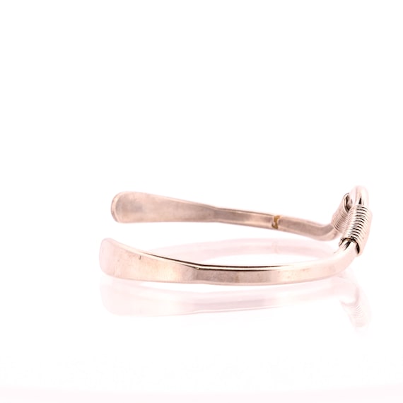 Minimalist Silver Cuff Bracelet - image 7