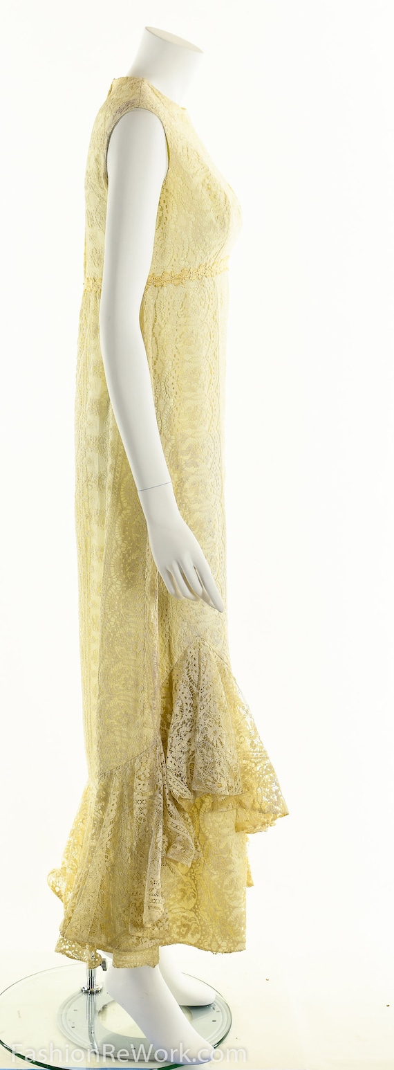 Bohemian Lace Wedding Dress - image 8