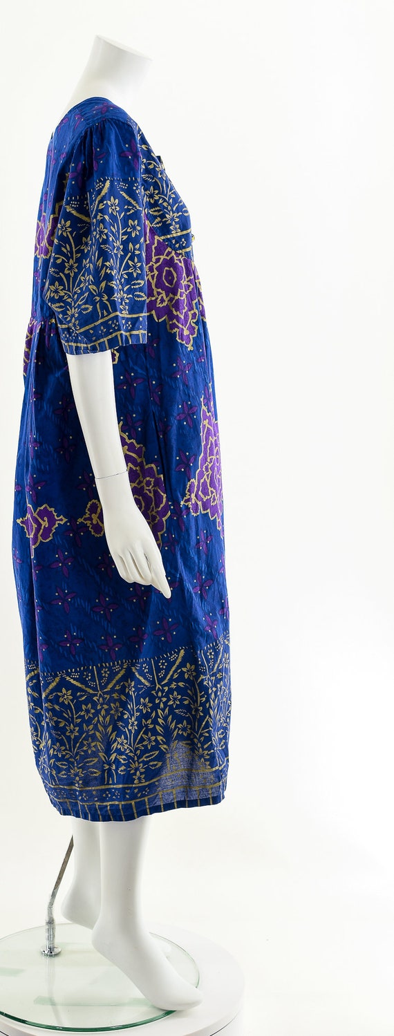 Mandala Block Print Dress,Vintage Block Print Dre… - image 5