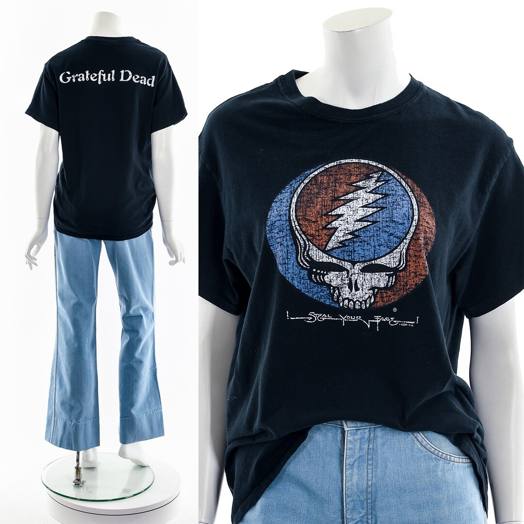 Vintage Grateful Dead Steal Your Face Tshirt - Etsy