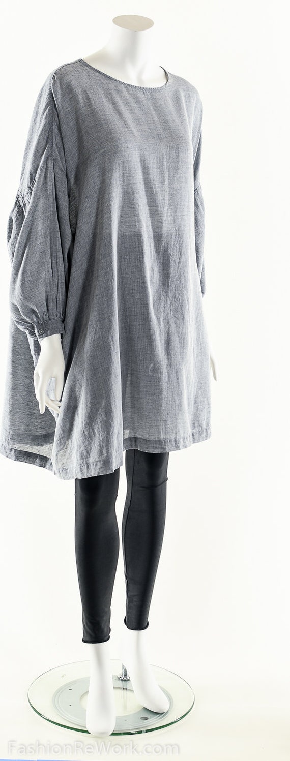 Avant Garde Dress,MINIMALIST Gray Dress,Nordic Sw… - image 2