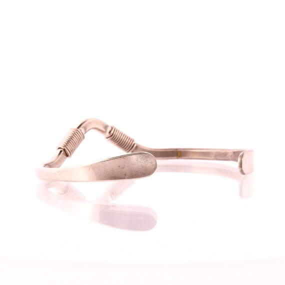 Minimalist Silver Cuff Bracelet - image 4
