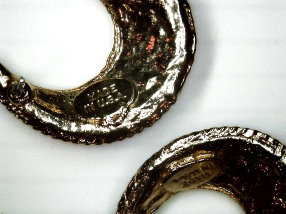 Purple Moon Statement Earrings - image 9