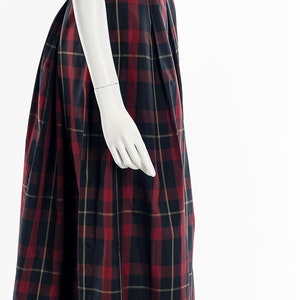 Red Tartan Long Sleeve Classic Tunic