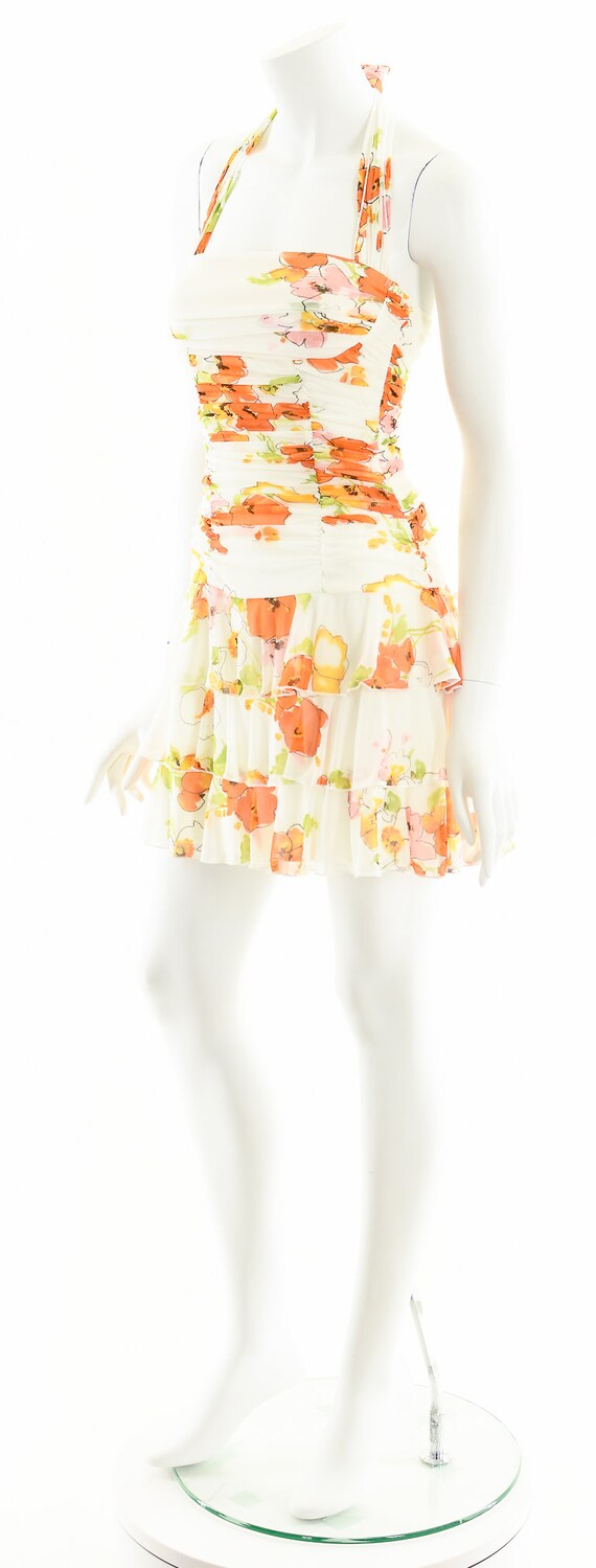 Coconut Girl Halter Dress,Hibiscus Pink y2k Rever… - image 10