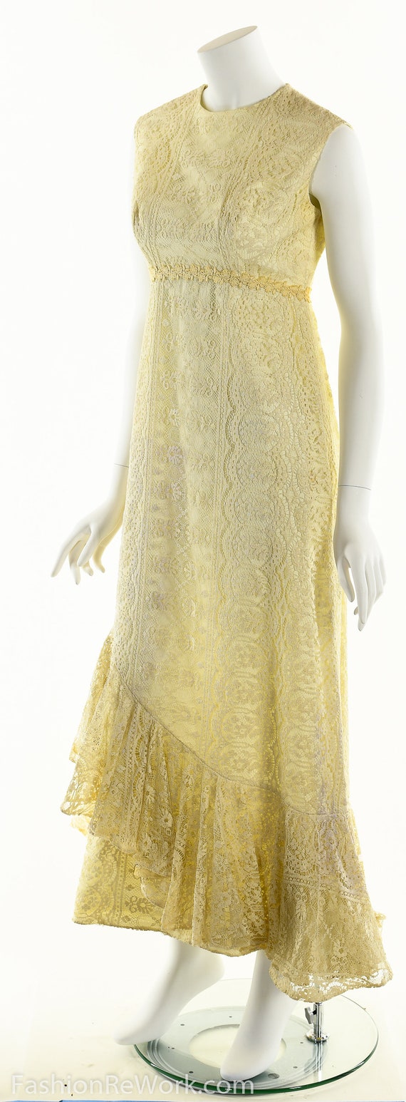 Bohemian Lace Wedding Dress - image 4